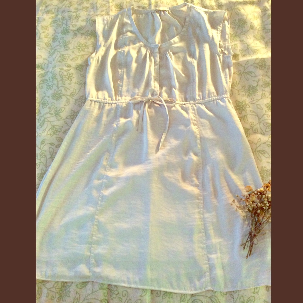 Old Navy Silky White Dress